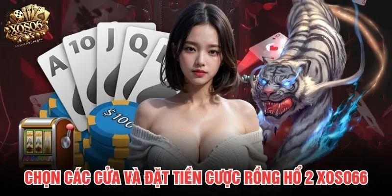Chọn các cửa và đặt tiền cược Rồng hổ 2 Xoso66